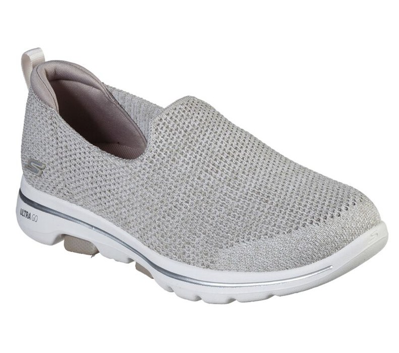 Skechers Dam Grå Slip On - Gowalk 5 - Wonderful - Sverige (WEURV-7192)